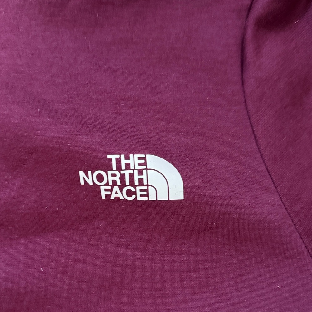 The North Face Maroon Quarter-Zip Pullover - Picture 2 of 3